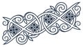 Intricate Celtic Knot Geometric Pattern, Traditional Art, vector design Generative AI Royalty Free Stock Photo