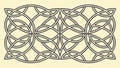 Intricate Celtic Knot Interlocking Pattern Design, vector design Generative AI Royalty Free Stock Photo