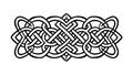 Intricate Celtic Knot Pattern, Timeless Interlaced Design, vector design Generative AI Royalty Free Stock Photo