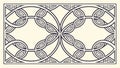 Intricate Celtic Knotwork Geometric Pattern Background, vector design Generative AI Royalty Free Stock Photo