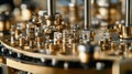 Intricate clockwork mechanism showing precision engineering
