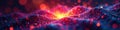 Intricate color burst, dynamic lines particles , geometric, design, effect