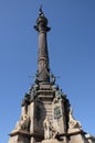 Intricate Column - Barcelona Architecture Royalty Free Stock Photo