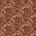 Intricate Copper Pattern Background Design Royalty Free Stock Photo