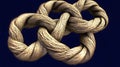Abstract Golden Knots 3D Render Good Resolution Stock Photo Royalty Free Stock Photo