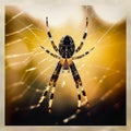 Intricate Dance: The Spiders Symphony. Generative AI