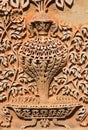 Intricate design carved on walls