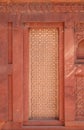 Intricate design and carvings in Jhangir Palace of Agra Fort Royalty Free Stock Photo