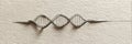 Creative Paper Art Showcasing Detailed DNA Helix Design Using String on Textured Background Royalty Free Stock Photo
