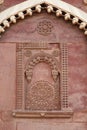 Intricate design in Jhangir Palace of Agra Fort Royalty Free Stock Photo