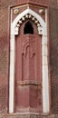 Intricate design and windows in Jhangir Palace of Agra Fort Royalty Free Stock Photo