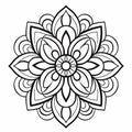 Mandala Flower Coloring Pages: Oriental Minimalism With Multilayered Dimensions