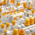 Intricate Details of Robotic Assembly Line Components