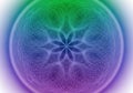 Intricate digital artwork featuring a symmetrical pattern of Royalty Free Stock Photo