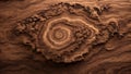 intricate elegance in burl walnut wood. ai generate Royalty Free Stock Photo