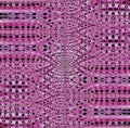 Intricate ellipses pattern pink violet purple black shifted Royalty Free Stock Photo