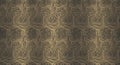 Intricate Embossed Pattern with Organic and Geometric Elements Royalty Free Stock Photo