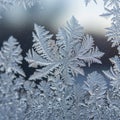 Image encapsulates the geometric beauty of naturally occurring ice Royalty Free Stock Photo