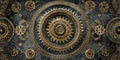 Intricate Gear Patterns A Stunning Abstract Background Royalty Free Stock Photo