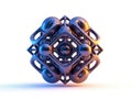 Intricate geometric cube Royalty Free Stock Photo