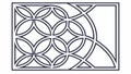Intricate Geometric Decorative Panel Vector Design, vector design Generative AI Royalty Free Stock Photo