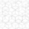 Intricate geometric hexagonal pattern Royalty Free Stock Photo