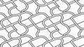 Intricate Geometric Interlocking Abstract Pattern, vector design Generative AI Royalty Free Stock Photo