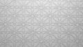 Intricate Geometric Islamic Star Pattern Embossed on Textured Gray Surface islamic pattern Royalty Free Stock Photo