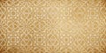 Intricate geometric pattern on aged paper background, featuring a repeating design of interlocking stars and linear forms, ideal Royalty Free Stock Photo