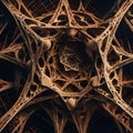 Intricate Geometric Pattern Architecture Royalty Free Stock Photo