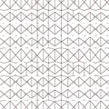 Intricate geometric pattern composed of interconnected triangular and diamond shapes Royalty Free Stock Photo