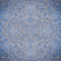 Composed of a network of interconnected triangles and polygons, forming a symme Royalty Free Stock Photo