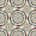 Featuring overlapping spiral designs, creating a kaleidoscope-like Royalty Free Stock Photo