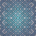Geometric pattern featuring a series of interlocking lines and Royalty Free Stock Photo