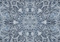 Intricate geometric pattern with a kaleidoscopic design featuring Royalty Free Stock Photo