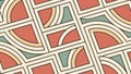 Intricate geometric pattern of repeating square elements, vector design Generative AI Royalty Free Stock Photo