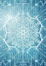 An intricate geometric pattern resembling a snowflake, formed by a network of interconnecting lines Royalty Free Stock Photo