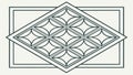 Intricate Geometric Pattern, Symmetric Elegant Design, vector design Generative AI Royalty Free Stock Photo