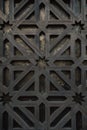Intricate Geometric Pattern on Textured Surface
