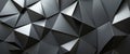 Intricate geometric patterns of black triangular shapes displayed in an artistic design Royalty Free Stock Photo