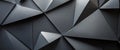 Intricate geometric patterns of black triangular shapes displayed in an artistic design Royalty Free Stock Photo
