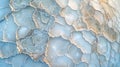 Intricate geometric patterns on salt flats create captivating designs from above.