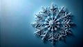 The Intricate Geometry of a Snowflake: A Masterpiece of Winter's Art Generative AI Neural art