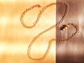 Intricate golden chains Royalty Free Stock Photo