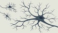 Intricate human brain neuron network, illustrating complex thought processes. Biology, vector design Generative AI Royalty Free Stock Photo