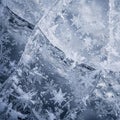 The beauty and complexity of snowflakes symmetrical structures Royalty Free Stock Photo
