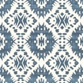 Intricate Indigo Moroccan Tile Pattern for Background and Design