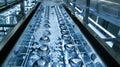 The intricate inner workings of the solarpowered desalination system utilizing advanced technology to turn salt water