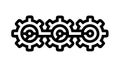 Intricate Interlocking Gears Mechanical Vector, vector design Generative AI Royalty Free Stock Photo