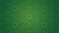 intricate islamic geometric pattern on a green background Royalty Free Stock Photo